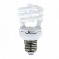 Лампа энергосберегающая КЛЛ HS-полуспир. 25W 2700K E27 10000h |  код. HS-T2-25-827-E27 |  EKF